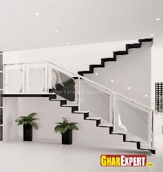 Black and White Staircase Interior Design Photos