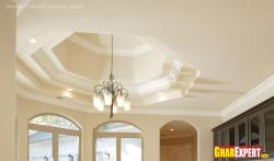 Coved ceiling design for kitchen Interior Design Photos