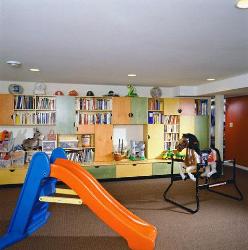 Playroom in Basement Interior Design Photos