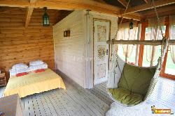 Bedroom on summer cottage Cot 