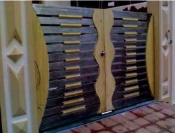 Main gate design in wood and iron Interior Design Photos