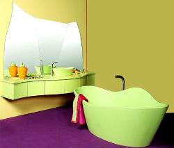 Colorful Bathroom Accessories Wardobe with colourful mica