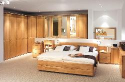 bedroom with partition Interior Design Photos
