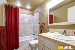 modern spacious bathroom for 5 by 12 ft In 12×12 