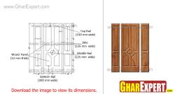 main wooden door with sidelight Interior Design Photos