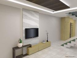 Modern style tv unite Interior Design Photos
