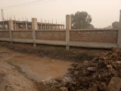 Boundary wall Boundary wal of roof disaen