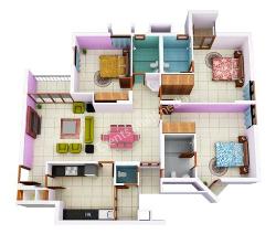 3D plans Interior Design Photos