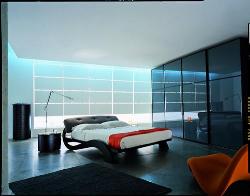 Glass Paneling In Bedroom Interior Design Photos