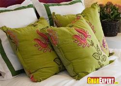Green Cushion Covers Interior Design Photos