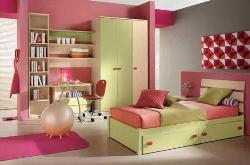 Pink colored kids room design Interior Design Photos