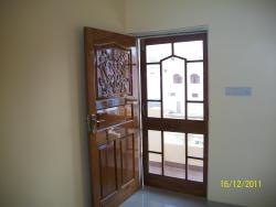  Teak wood Panel Door with Mesh Door.  of door  of lobby
