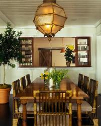 dining room furniture made with wood and rattan Interior Design Photos