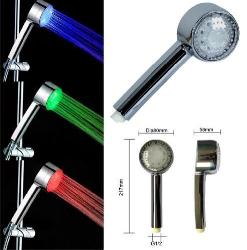 Chrome Finish Color Changing LED Hand Shower Hand rails