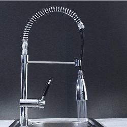 Single Handle Chrome LED Kitchen Faucet for Vanity Sink L-0332 Interior Design Photos