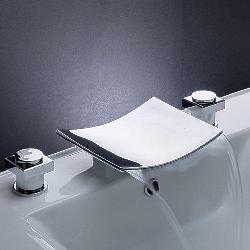 Luxury waterfall roman bath tub faucet in chrome finish Interior Design Photos