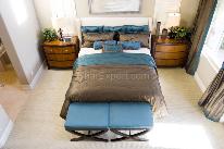 Cozy bedroom with bedside tables Interior Design Photos