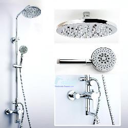Single Handle Wall Mounted Shower Faucet Set Interior Design Photos