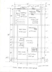 30 X 60 = 1800 sq foot 175ã—60 feet long plot design