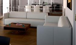 White modern sofa for living room Interior Design Photos