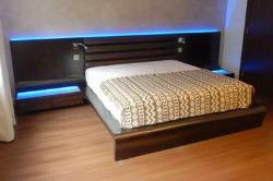 Led lighting at the bed headboard Interior Design Photos