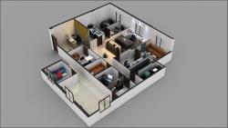 3D Commercial Office Floor Plan Design Interior Design Photos