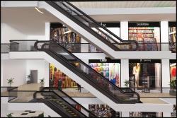 3d-store-interior-design Sarees retail store