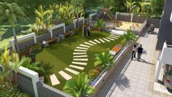 landscaping-exterior-design-rendering 5 star hotel landscapes