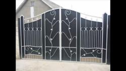 Main gate design in steel Lohe ke paip ka main gatesempal