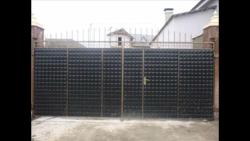 Main gate design in modern style  for plywood gate