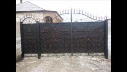 Main gate design in steel Consruction of bridge with steel