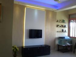 modern LCD wall unit with back lighting Diwan back