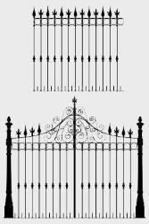 iron gate and grill design drawing Interior Design Photos