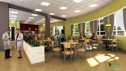 3D Hospital Lobby Interior Design Rendering Keshlata hospital