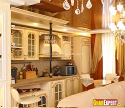 Kitchen cabinets in off white color Interior Design Photos
