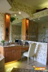 Bathroom Mirror Side Cabinets Interior Design Photos