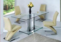 Glass dinning table Interior Design Photos