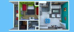 Single BHK Apartment Interior Design Photos