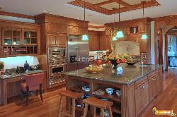 Extra Large Kitchen with Huge Storage Space Interior Design Photos