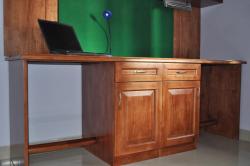 Study Table with Cupboards Cup board