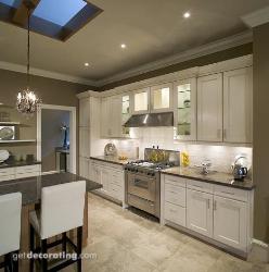 skylight in kitchen Interior Design Photos