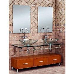 Double Vanity Mirror for Bathroom Interior Design Photos