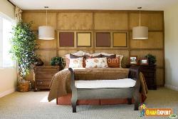 Hanging Lampshades in Bedroom Interior Design Photos