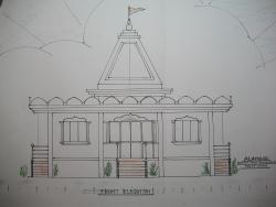 A Temple .simple Elevation Interior Design Photos