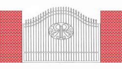 front gate design made with iron  front gate desion