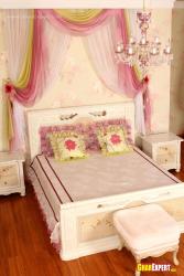White and pink colored kids bedorom Interior Design Photos