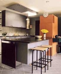 modern style kitchen islands with multi color theme Multi story apartment