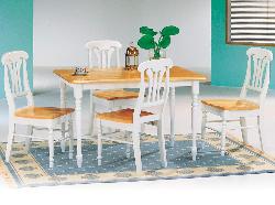 Dining room set painted in dual tone Dual slieder