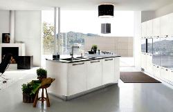 White Italian Kitchen Design Italian marble 