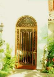 wrought iron gate for entrance  Images of office entrance gate